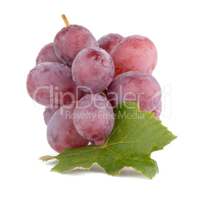 Bunch of red grapes