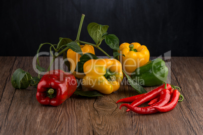 Colored bell peppers