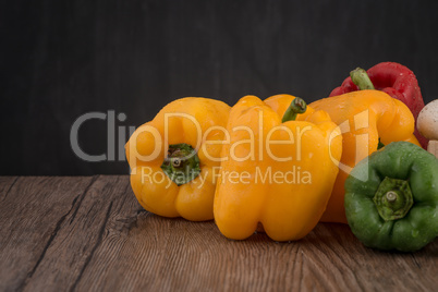 Colored bell peppers