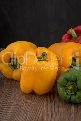 Colored bell peppers