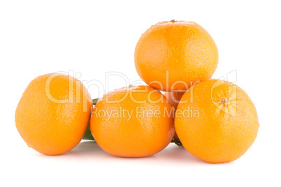 Ripe tangerine or mandarin