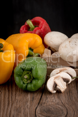 Colored bell peppers