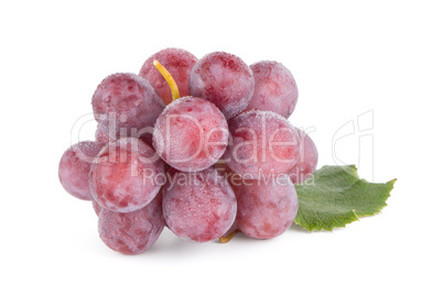 Bunch of red grapes