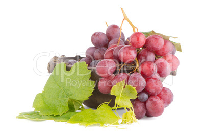 Bunch of red grapes