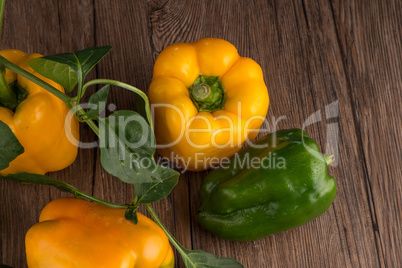 Colored bell peppers