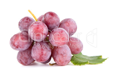 Bunch of red grapes