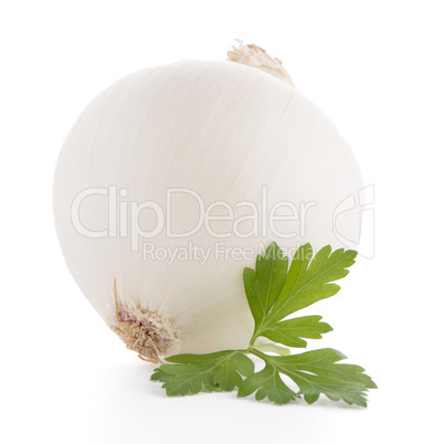 Onion and parsley