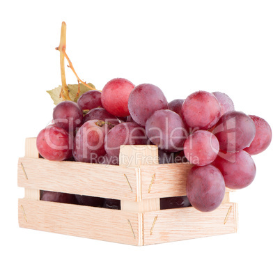 Bunch of red grapes