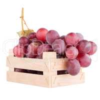 Bunch of red grapes