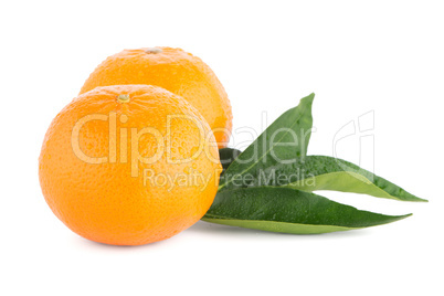 Ripe tangerine or mandarin