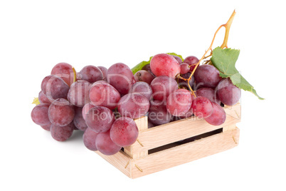 Bunch of red grapes