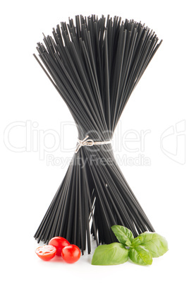 Bunch of black spaghetti