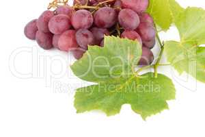 Bunch of red grapes