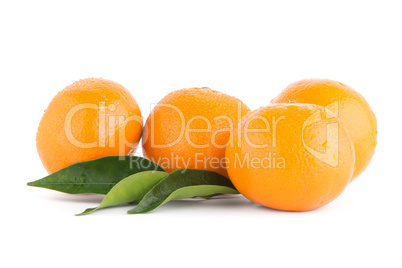 Ripe tangerine or mandarin