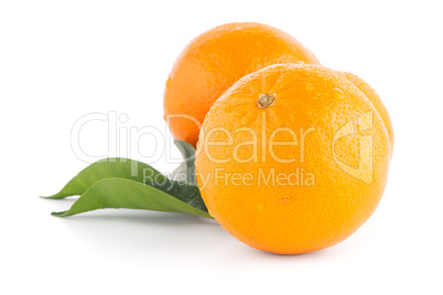 Ripe tangerine or mandarin