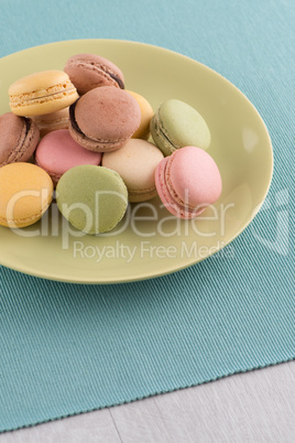 Colorful macaroons