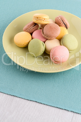 Colorful macaroons