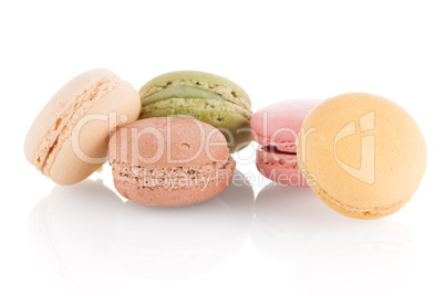 Colorful French Macarons