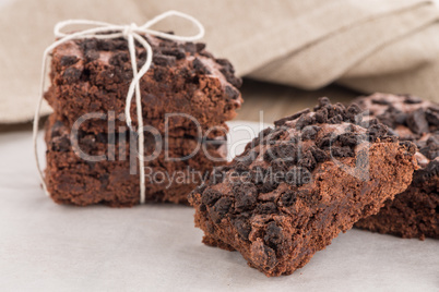 Tasty chocolate brownies