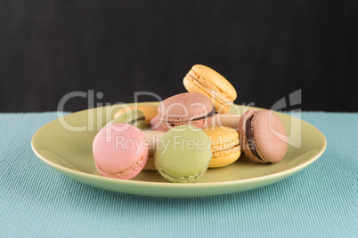 Colorful macaroons