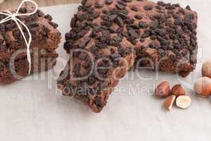 Tasty chocolate brownies