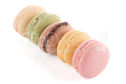 Colorful French Macarons