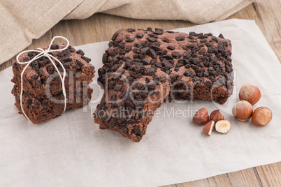 Tasty chocolate brownies