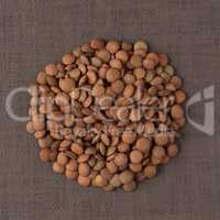 Circle of lentils
