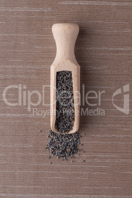 Circle of poppy seeds