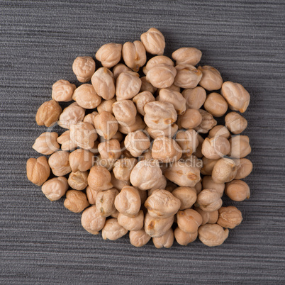 Circle of chickpeas