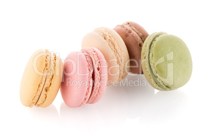 Colorful French Macarons