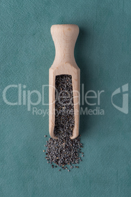 Circle of poppy seeds