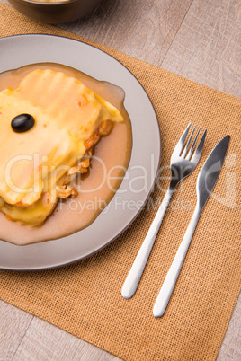 Francesinha and french fries