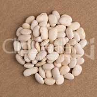 Circle of white beans