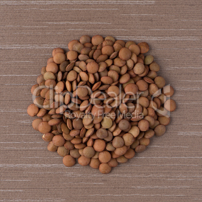 Circle of lentils