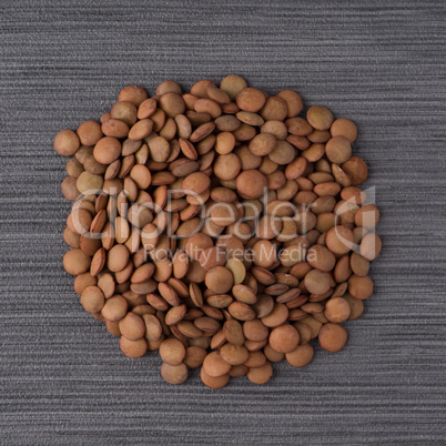 Circle of lentils