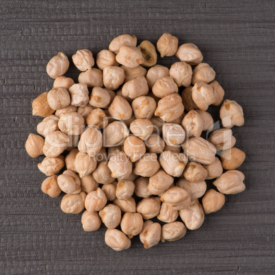 Circle of chickpeas