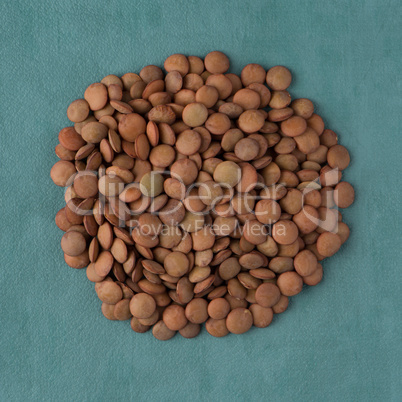 Circle of lentils