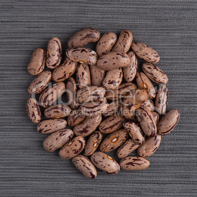 Circle of pinto beans