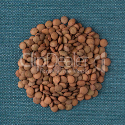 Circle of lentils