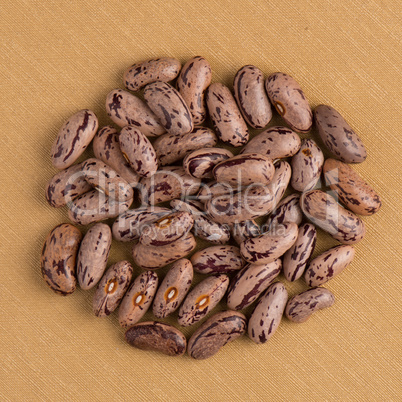 Circle of pinto beans Circle of pinto beans