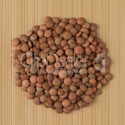 Circle of lentils