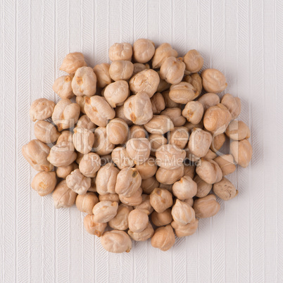 Circle of chickpeas