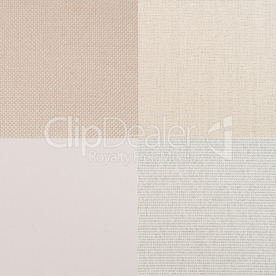 Set of beige vinyl samples