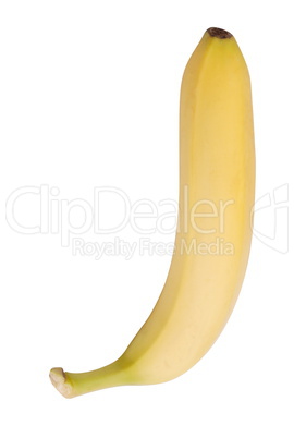 Yellow Banana Isolated