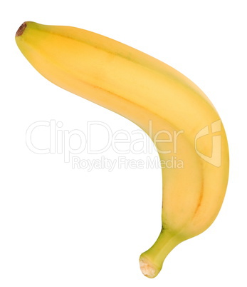 Yellow Banana Isolated Yellow Banana Isolated