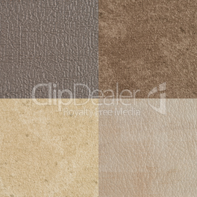 Set of brown vinyl samples Set of brown vinyl samples