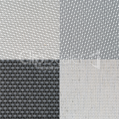 Set of grey vinyl samples