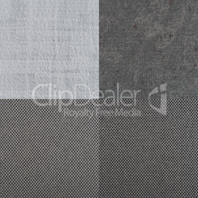 Set of grey vinyl samples