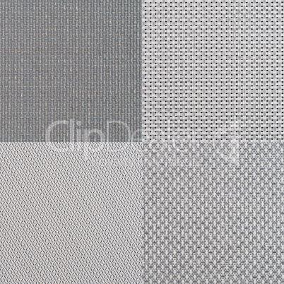 Set of grey vinyl samples